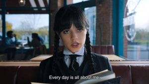 Wednesday Addams is a fictional character from the Addams Family series